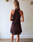 Lark Halter Mini Dress full body back