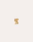 Groovy Initial Mini Bead - Letter K side