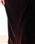 Felicity Velvet Midi Skirt close up detail