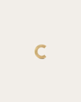Groovy Initial Mini Bead - Letter C by itself