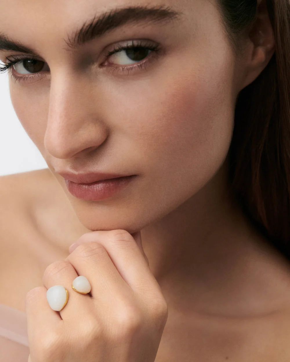 Quartz Gravity Ring on model