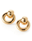 Mini Puffy Faye Knocker Earrings side by side