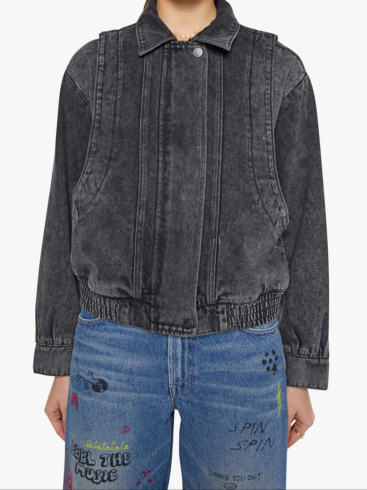 The Wing Ding Jacket front view on model