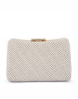 Lindy Woven Clutch back
