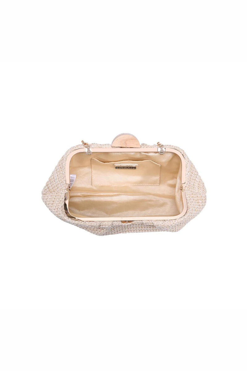 Dorothea Clutch top view, open