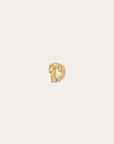 Groovy Initial Mini Bead - Letter D side