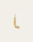 Groovy Diamond Initial Charm L