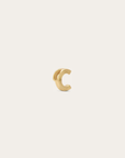 Groovy Initial Mini Bead - Letter C side