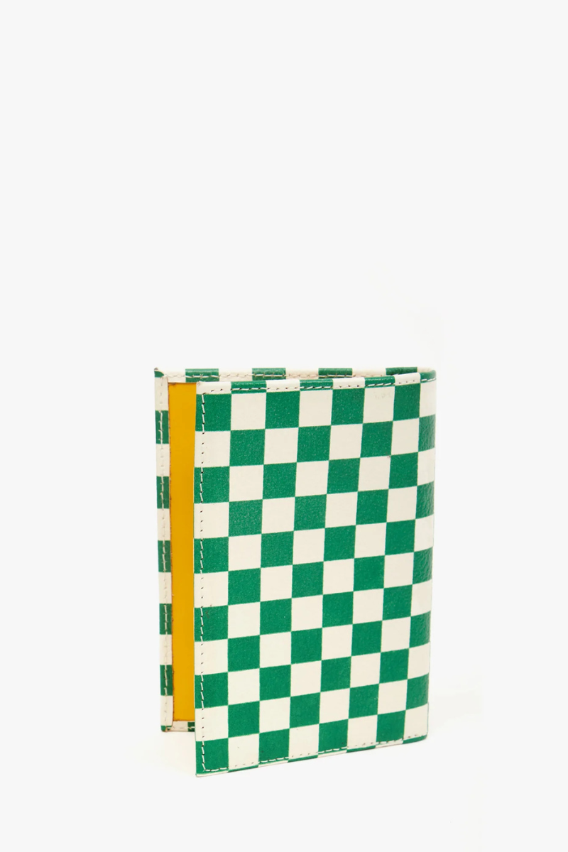 Clare V Passport Sleeve Checker back