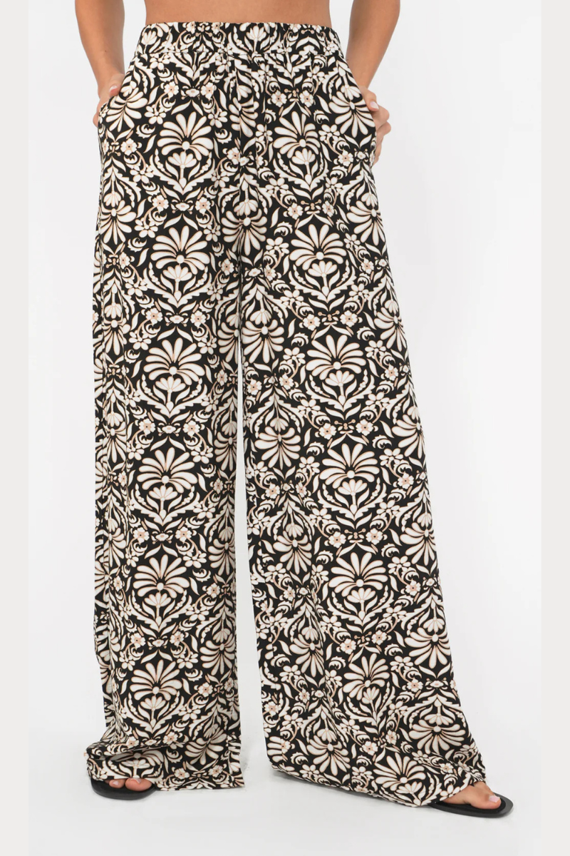 Greylin Wylde Wide Leg Pant close up front