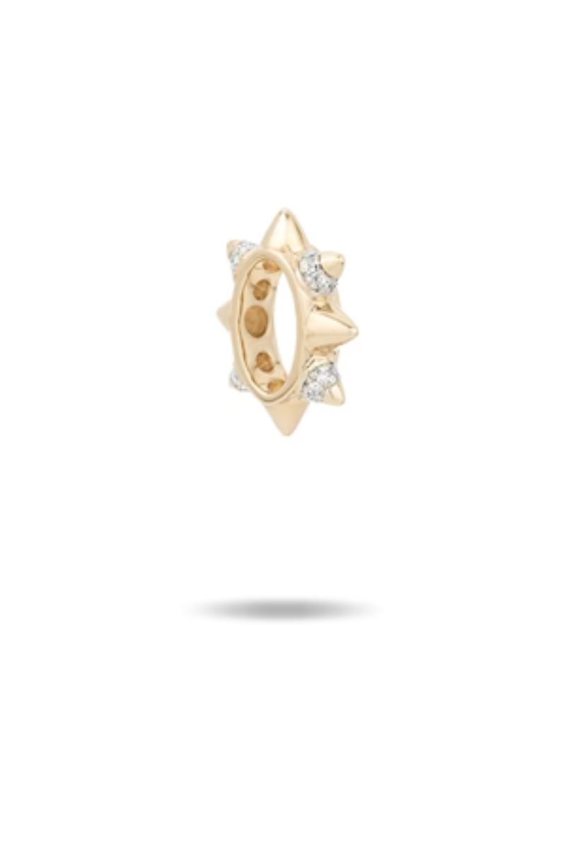 Adina Reyter Pave 8 Spike Big Bead side