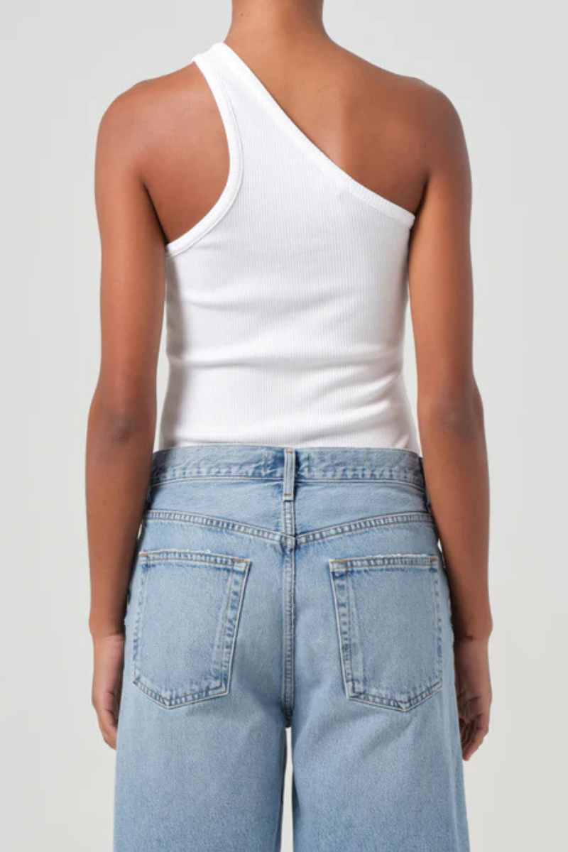 Agolde Veronica One Shoulder Tank back