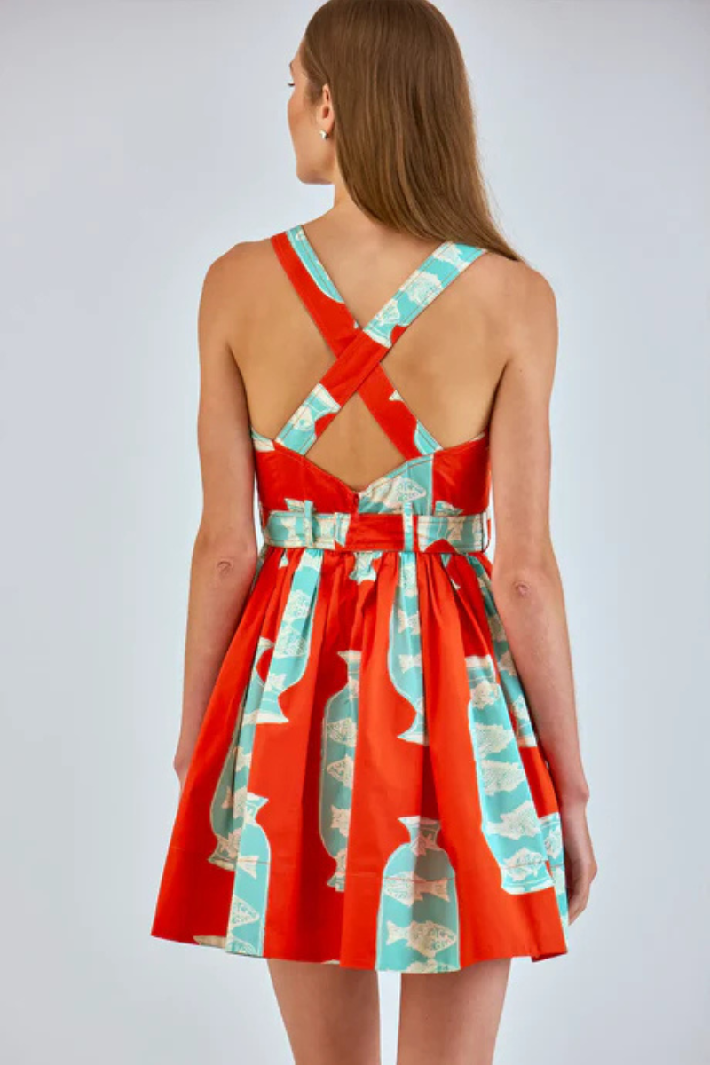 Hunter Bell Eileen Mini Dress back