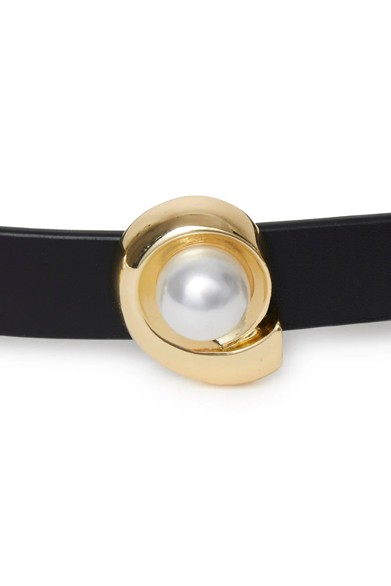 Lele Sadoughi Deco Swirl Station Belt close up