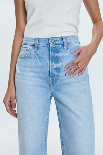 Pistola Cassie Crop Jean close up front
