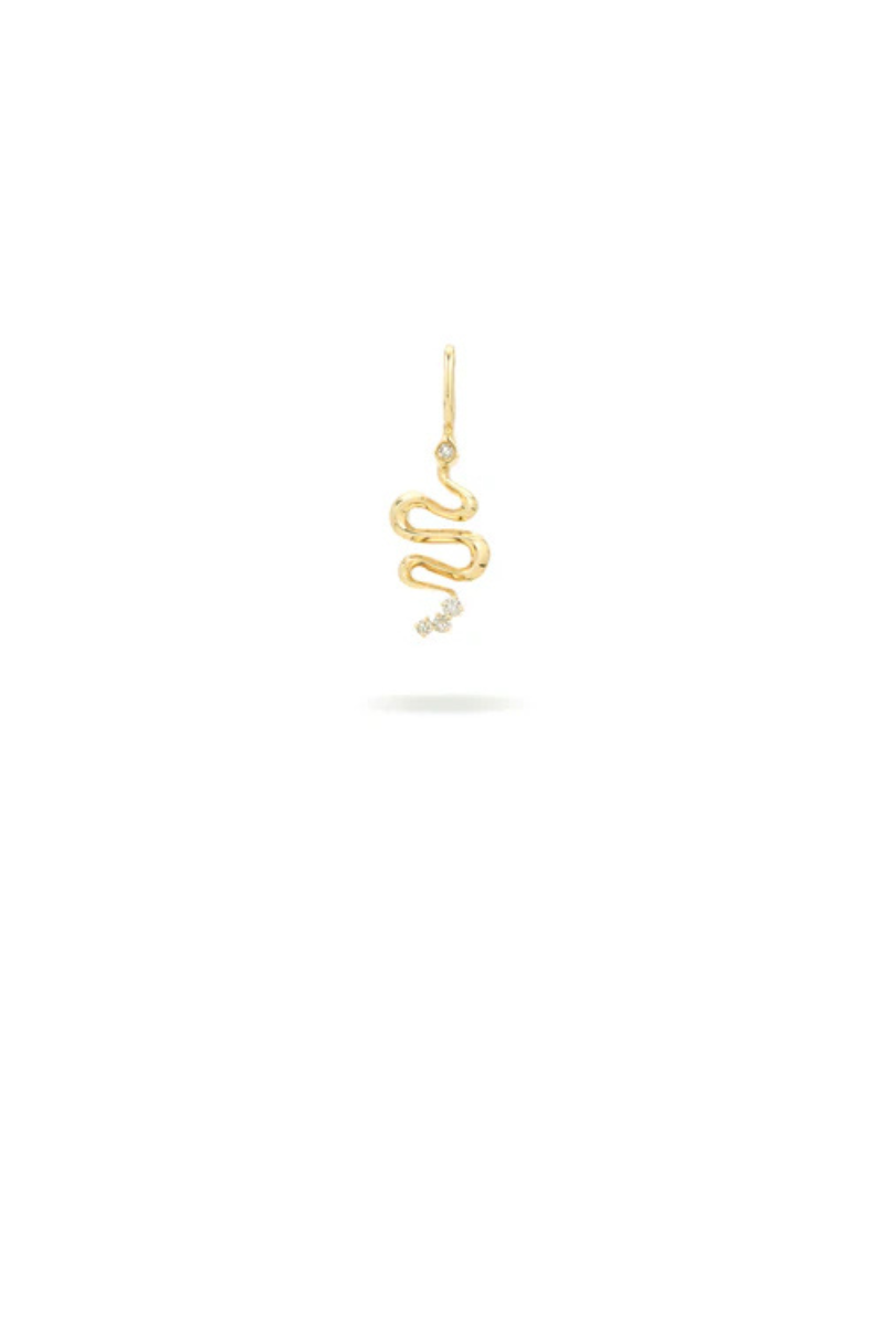 Adina Reyter Year of the Snake Diamond Mini Bead Charm alone