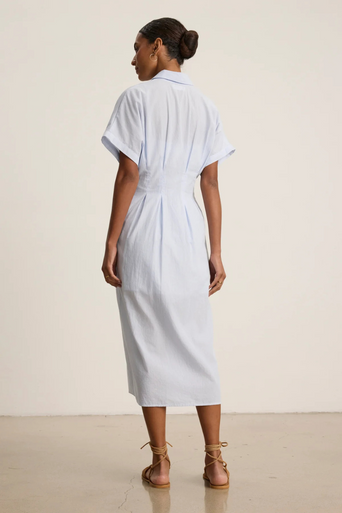 Velvet Riley Midi Button-down Dress back
