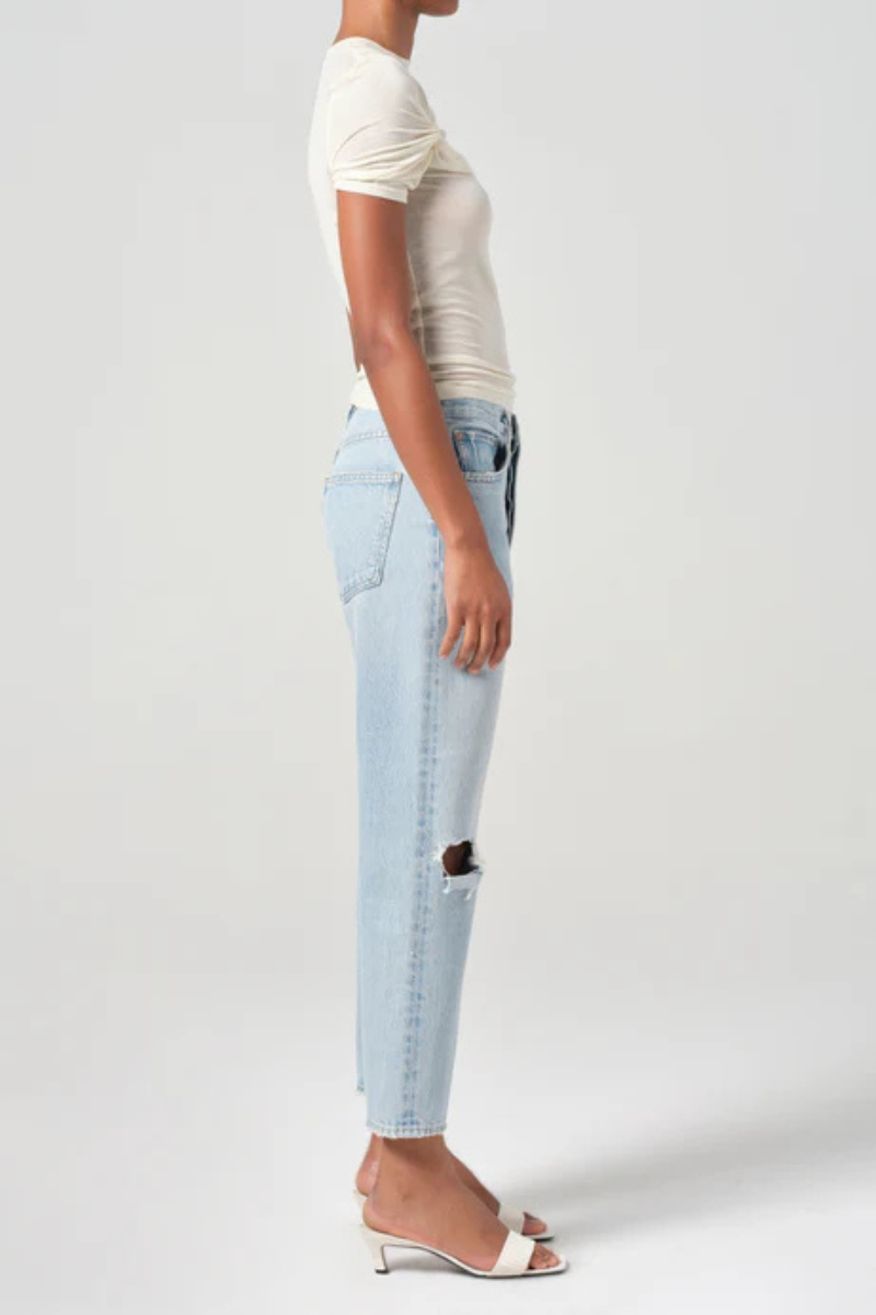 Agolde 90s Crop Mid Rise Loose Straight side