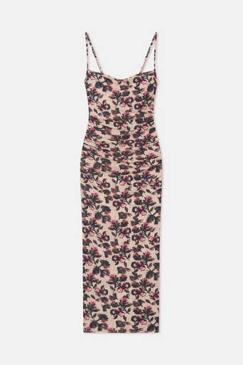Nanushka Alexa Floral Midi Dress by itself