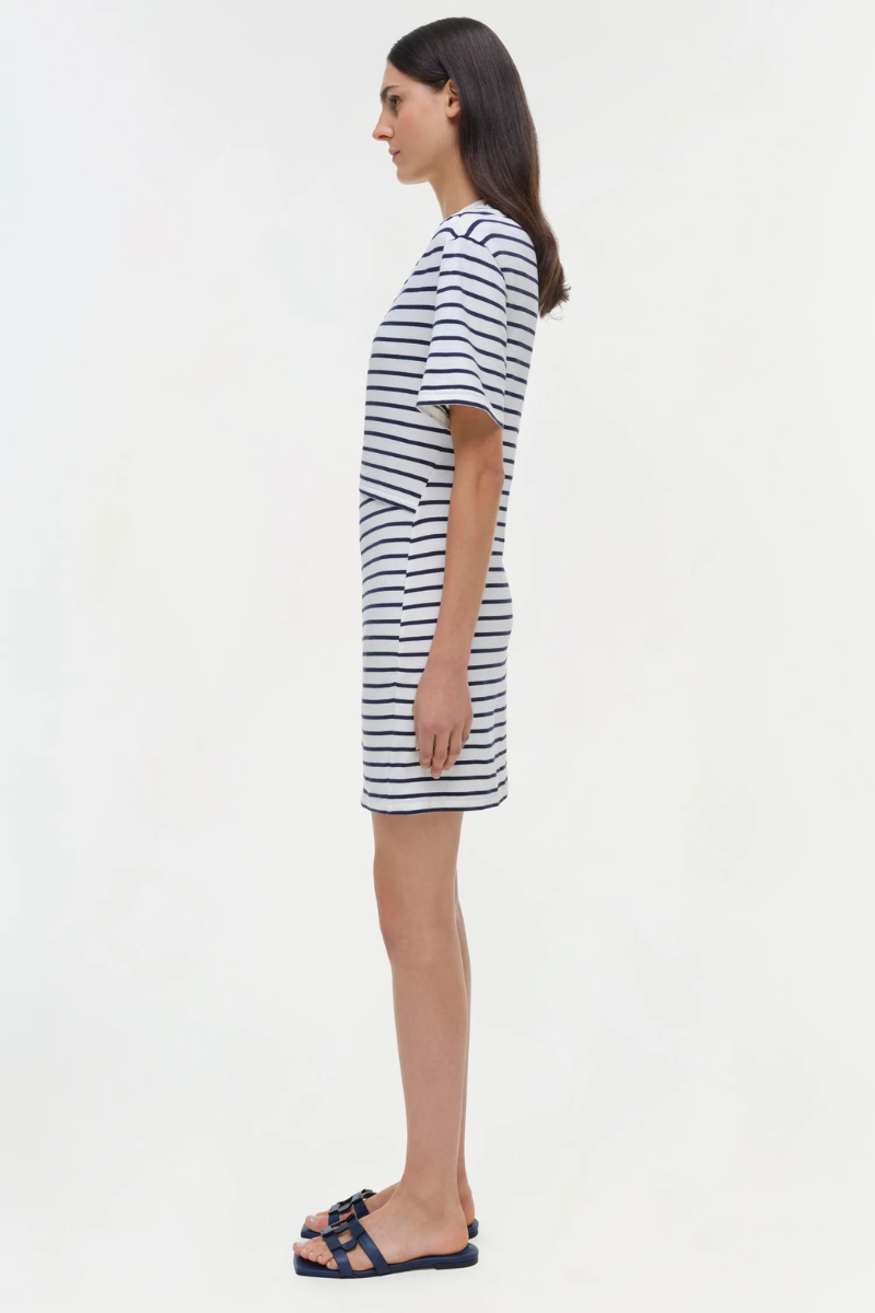 Simkhai Zeus Draped T-Shirt Dress side