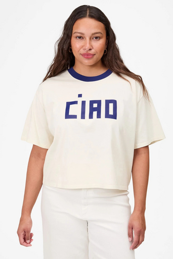 Clare V Le Carre Ciao Tee front, XL