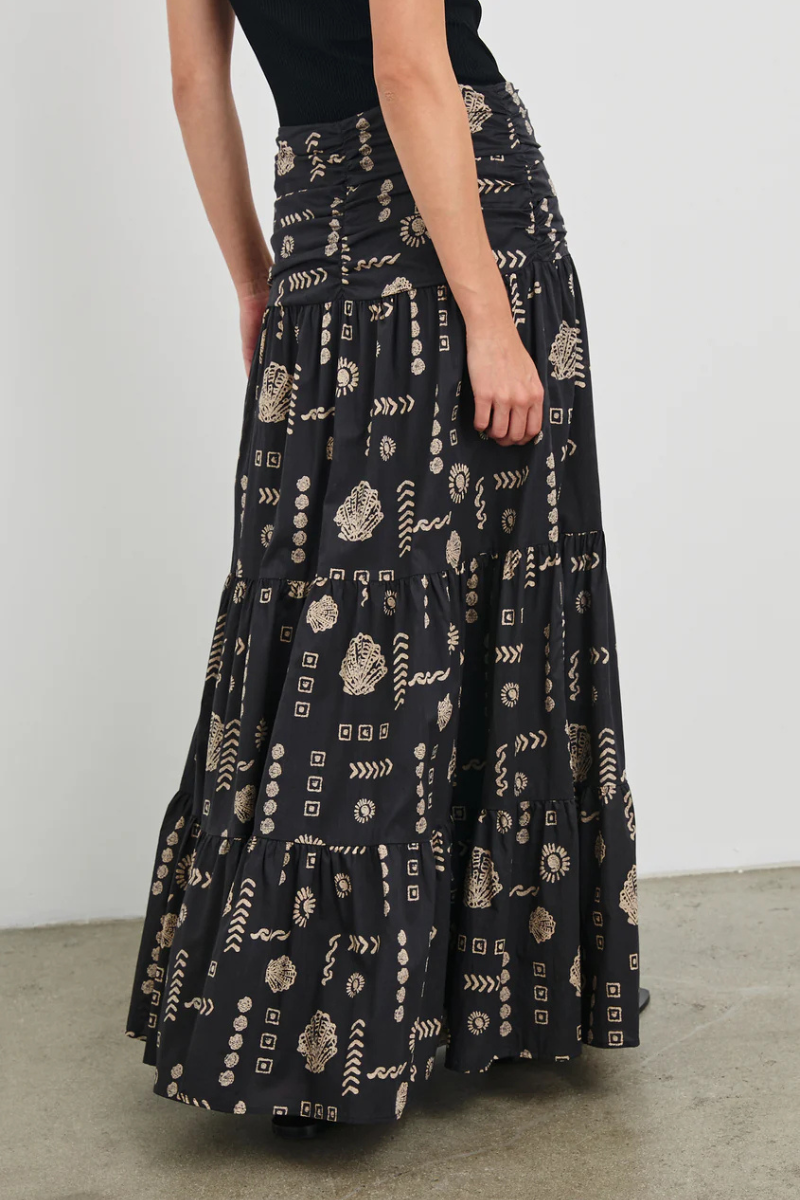 Rails Agatha Shells Maxi Skirt back