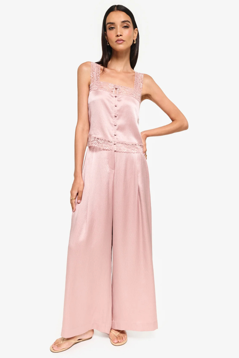 Cami NYC Fabian High Rise Pant in Begonia front