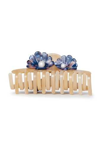 Lele Sadoughi Large Shell Claw Clip bottom