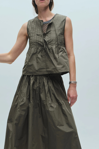 Saint Art Nina Tie Front Top with long skirt
