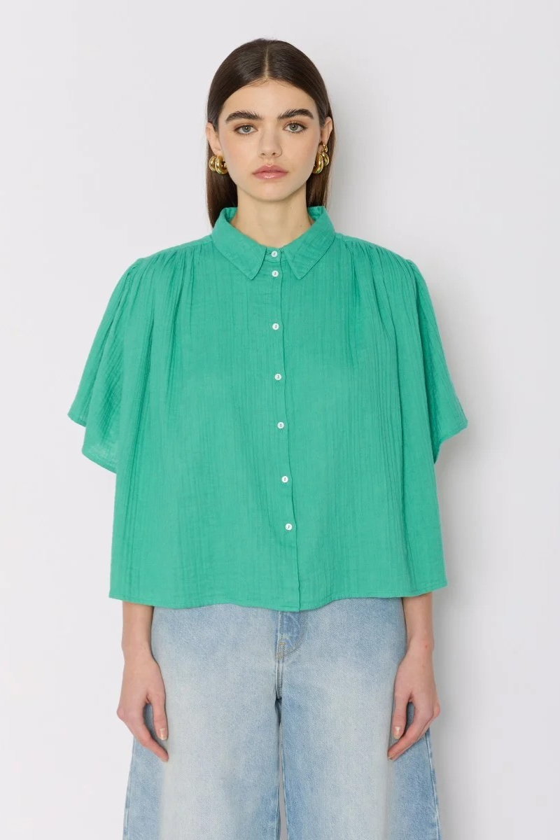 Berenice Cristifly Oversized Shirt front