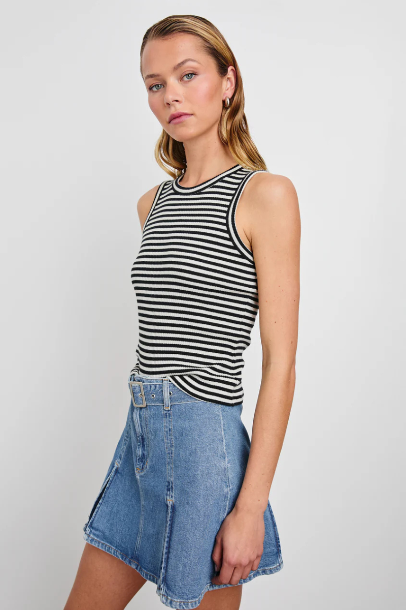 Rails Stripe Racer Tank side