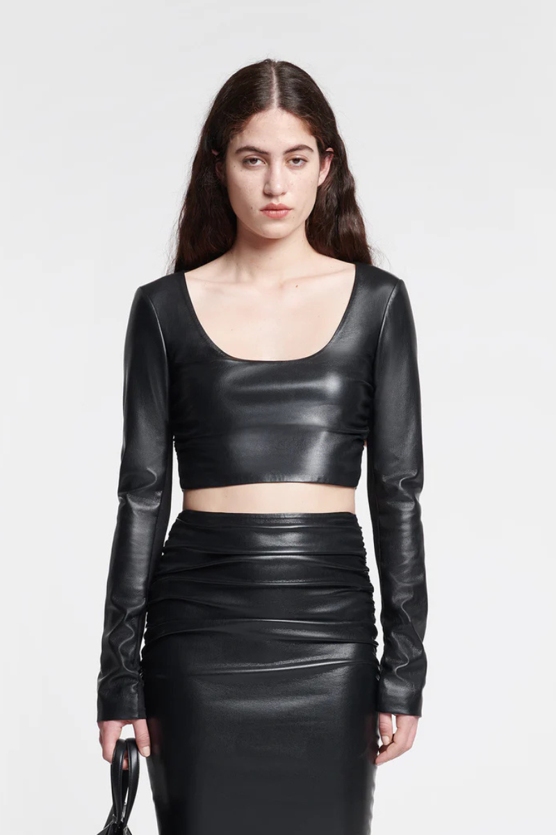 Nanushka Mylah Long Sleeve Top front