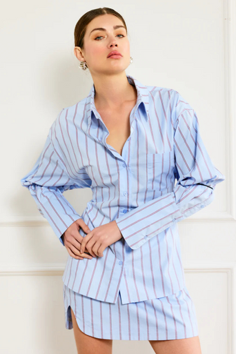 Line and Dot Getty Shirt close up front