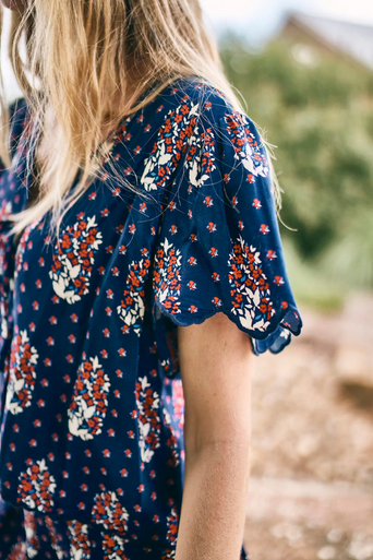 Hunter Bell Bardot Top shoulder detail