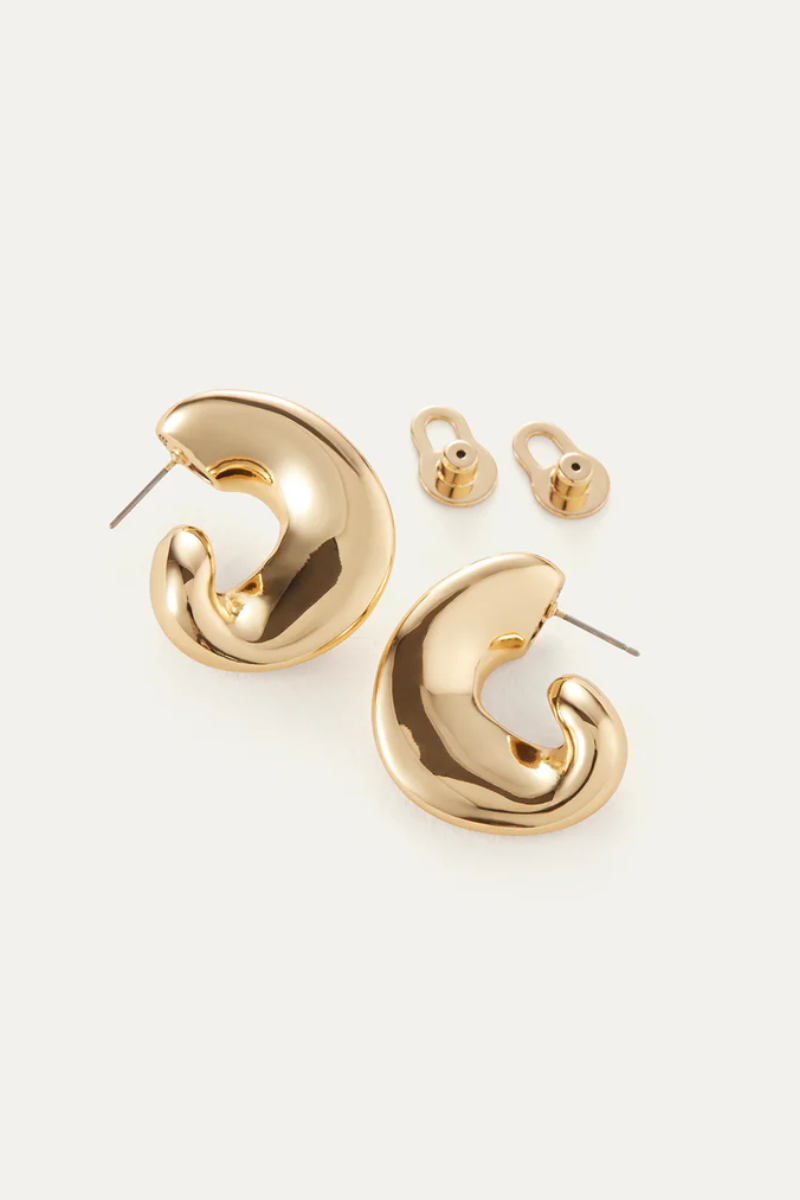 Jenny Bird Gigi Hoops laid flat