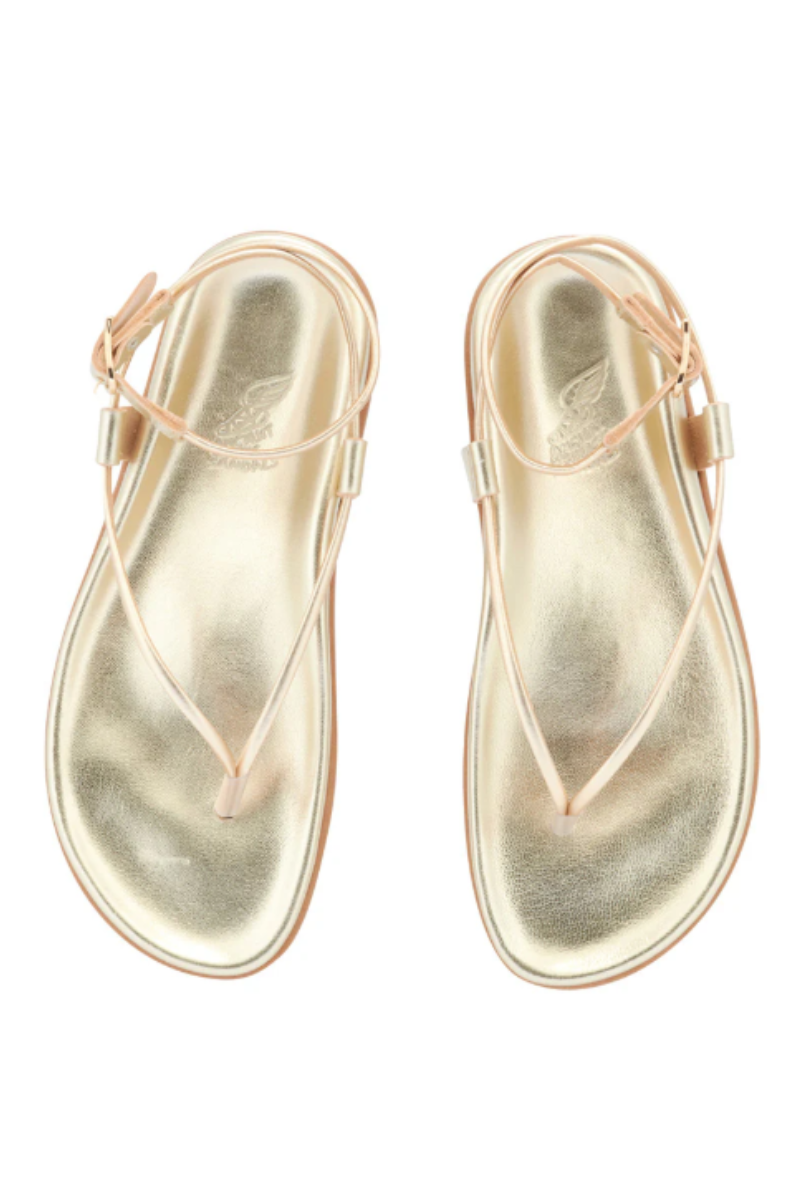 Ancient Greek Polistra Ankle Thong Sandal from above