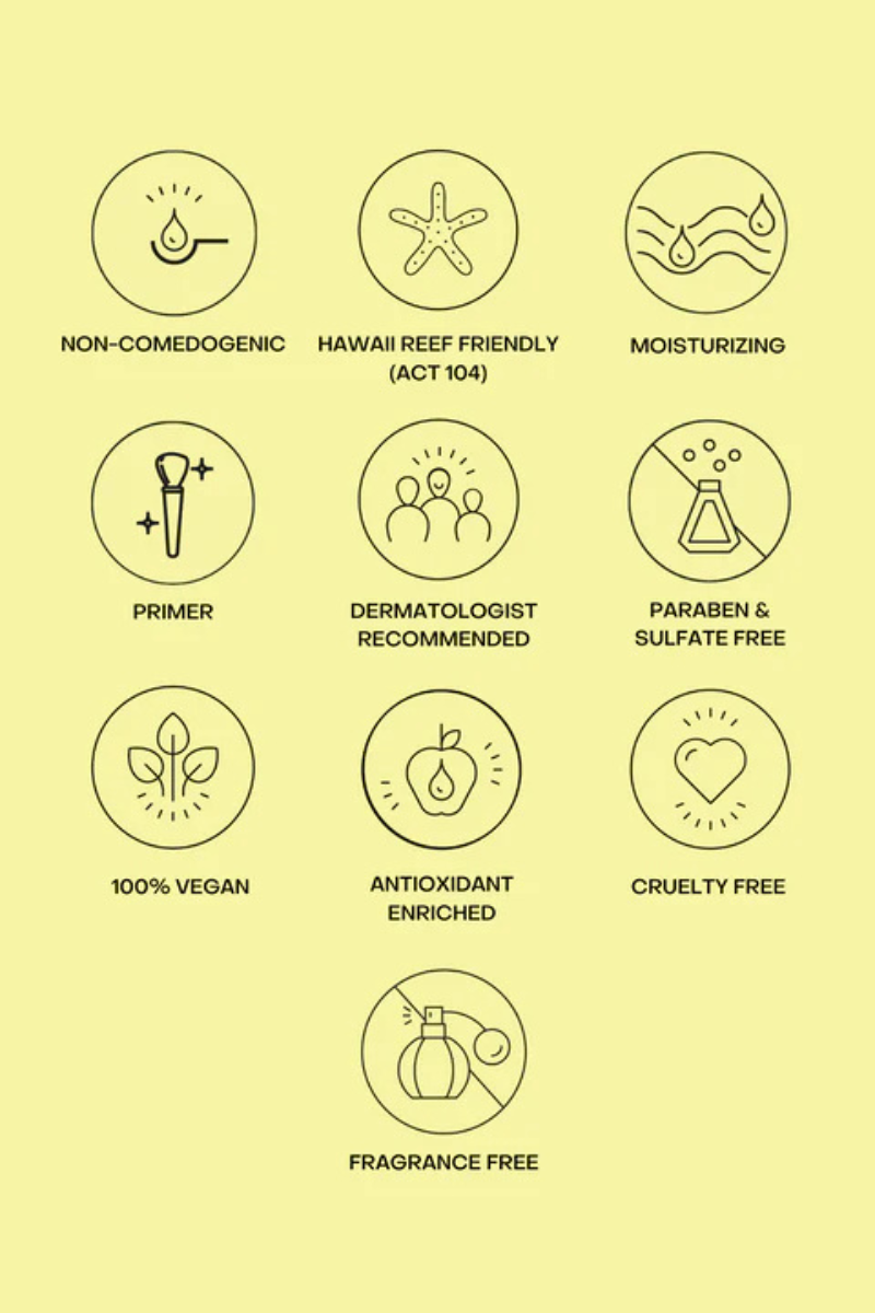 Bask SPF 40 Daily Invisible Gel Sunscreen specifications