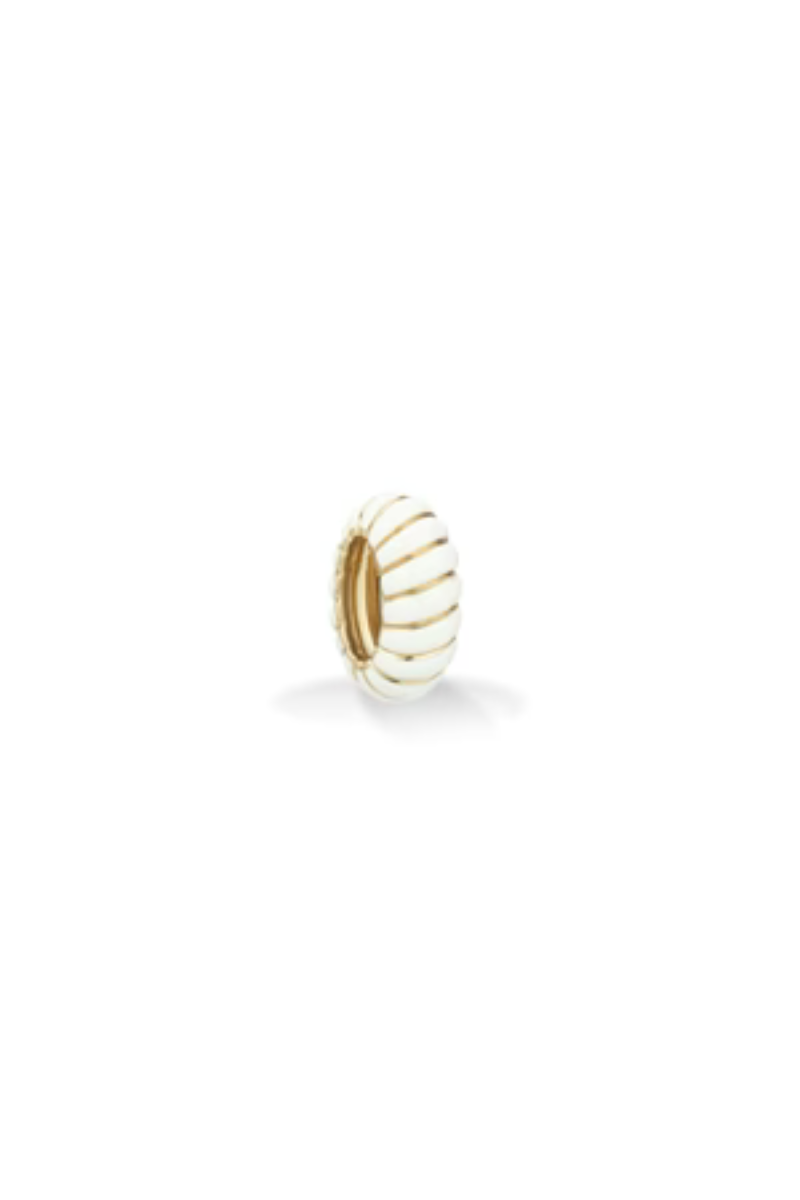 Adina Reyter White Ceramic Wave Big Bead side