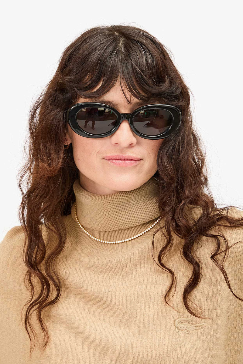 Clare V Julia Sunglasses front on model