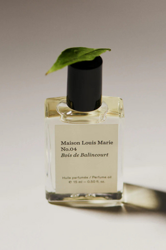 Perfume Oil No.04 Bois De Balincourt .5oz with leaf