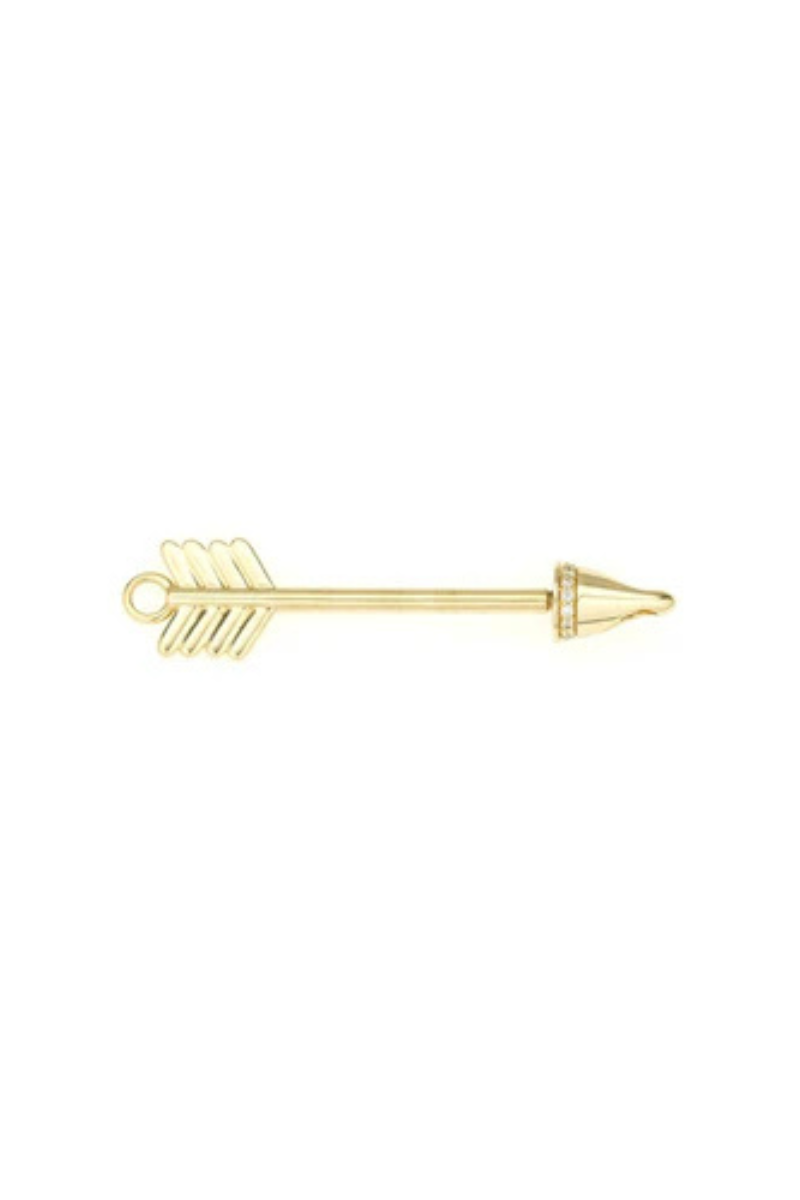 Adina Reyter Mini Diamond Arrow Hinged Charm by itself