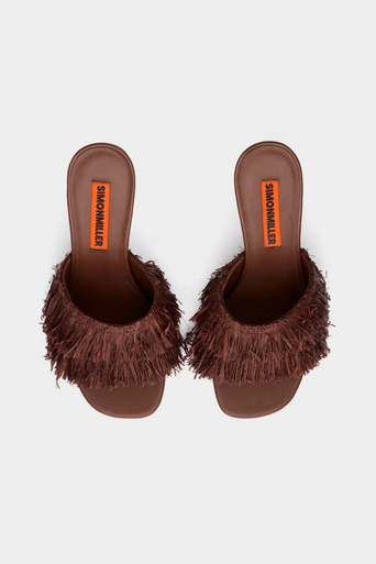 Simon Miller Fringe Playa Bamboo Heel both