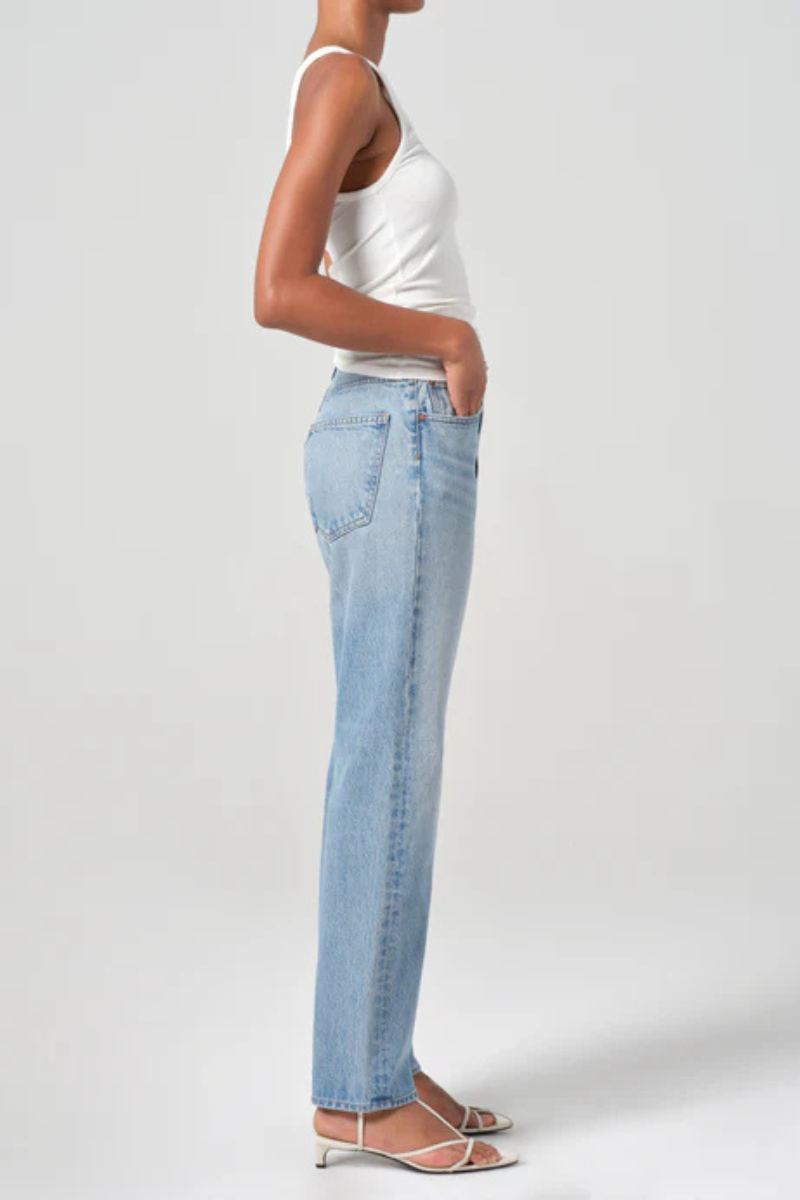 Agolde 90s Pinch Waist High Rise Straight side