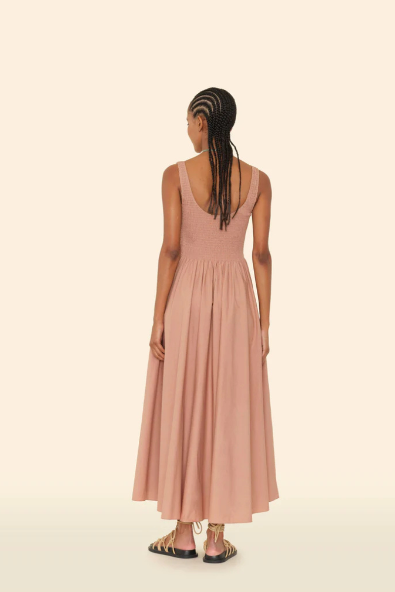 Xirena Cappuccino Florence Dress back