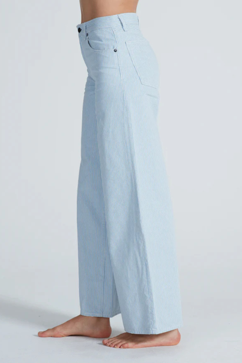 Askk Atomic Wide Leg Stripe Jean side