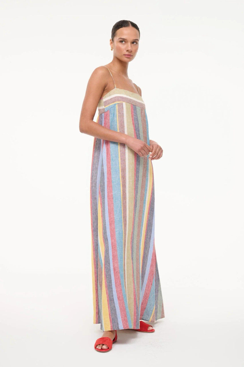 Staud Laura Linen Dress side