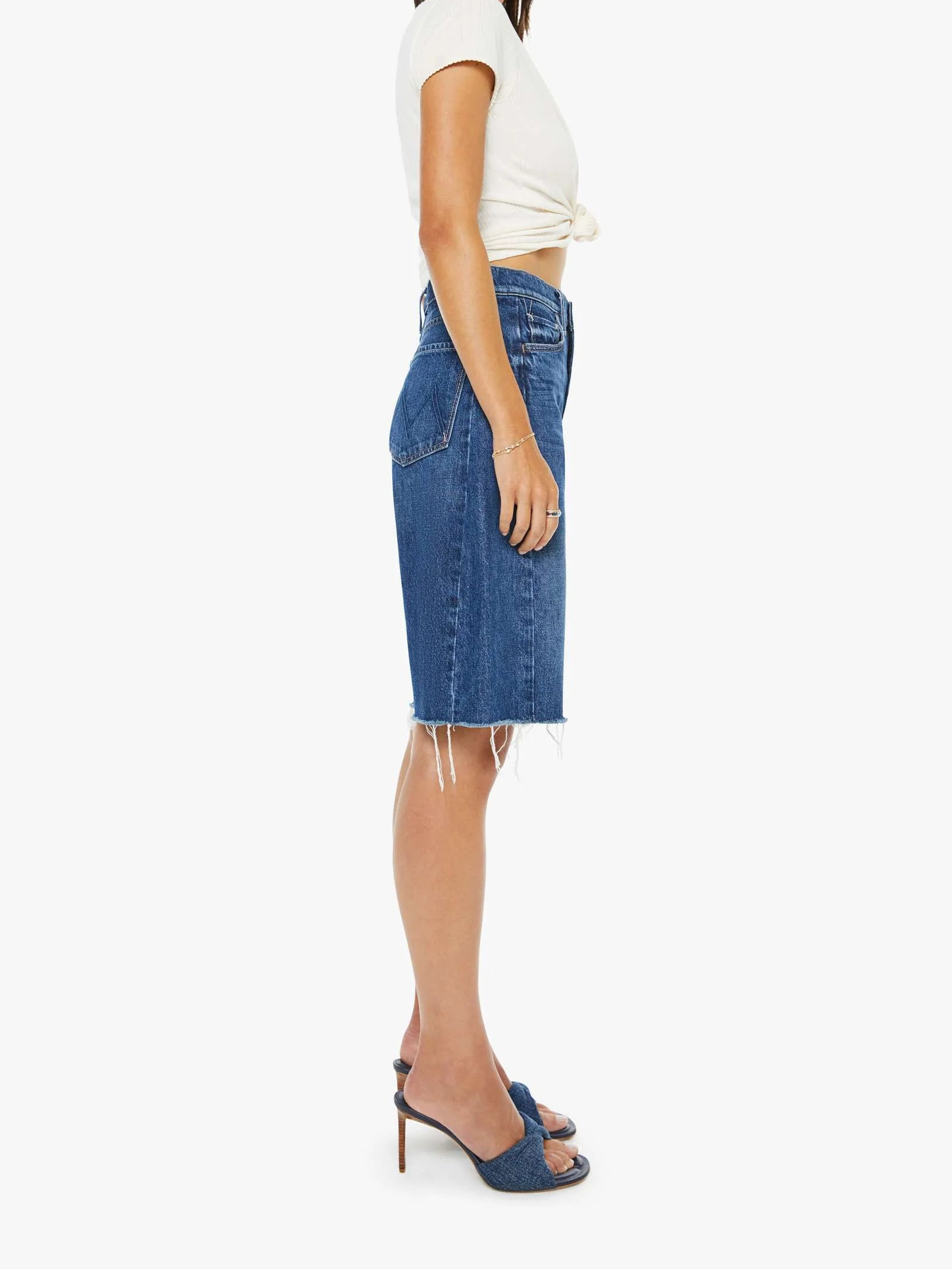 The Half Pipe Bermuda Fray side view