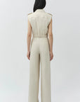 Ramsey Linen Wide Leg Pant back