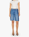 The Mid Rise Maven Bermuda Fray full body