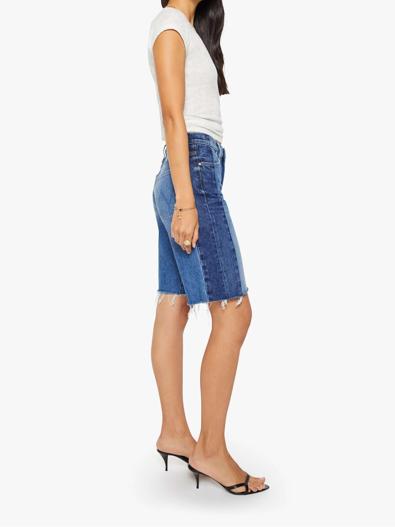 The Mid Rise Maven Bermuda Fray side